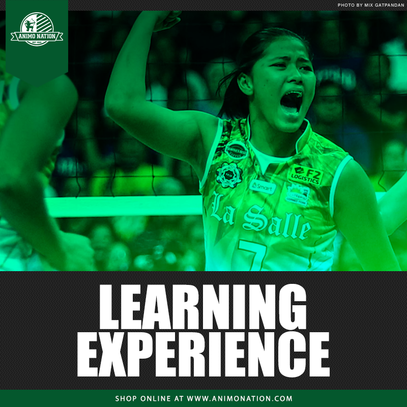 AnimoNation's tweet photo. Calm waters don't make true champions. We've only truly lost if we don't learn from our mistakes.

We're with you all the way, Lady Spikers! #4PEAT https://t.co/Qwliub7Z53