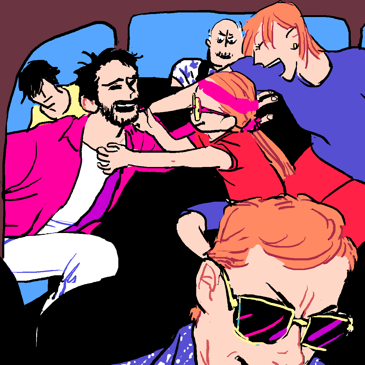 『リトル・ミス・サンシャイン』の感想絵もあった。#映画 