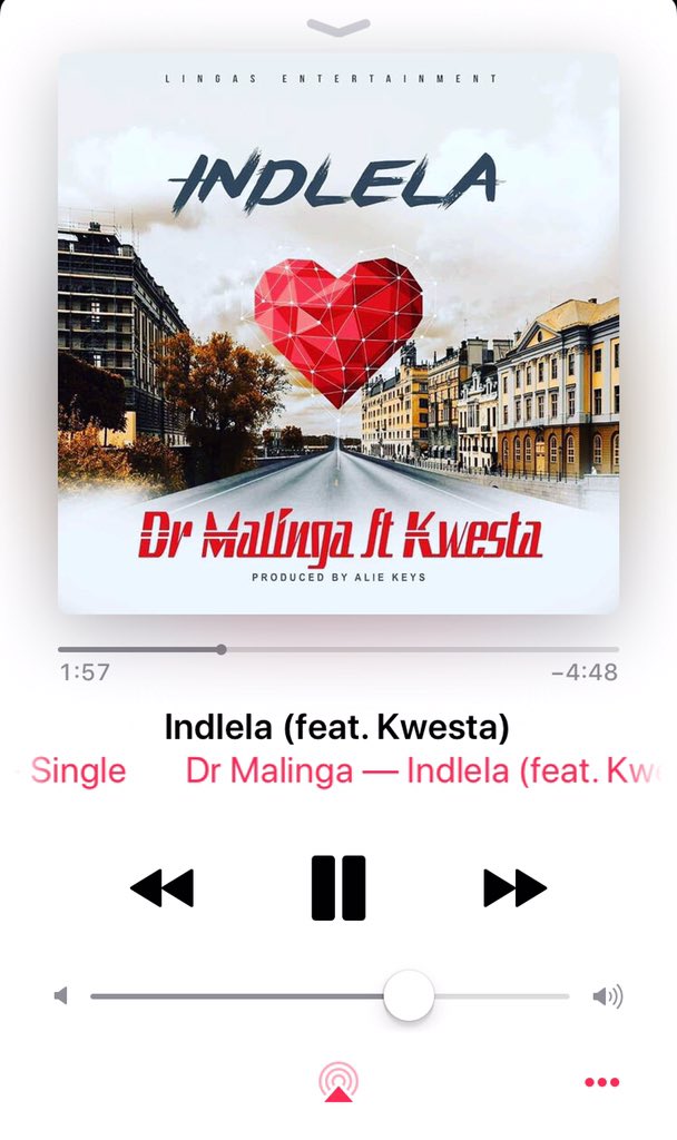 What a tune  #DrMalingaIndlela