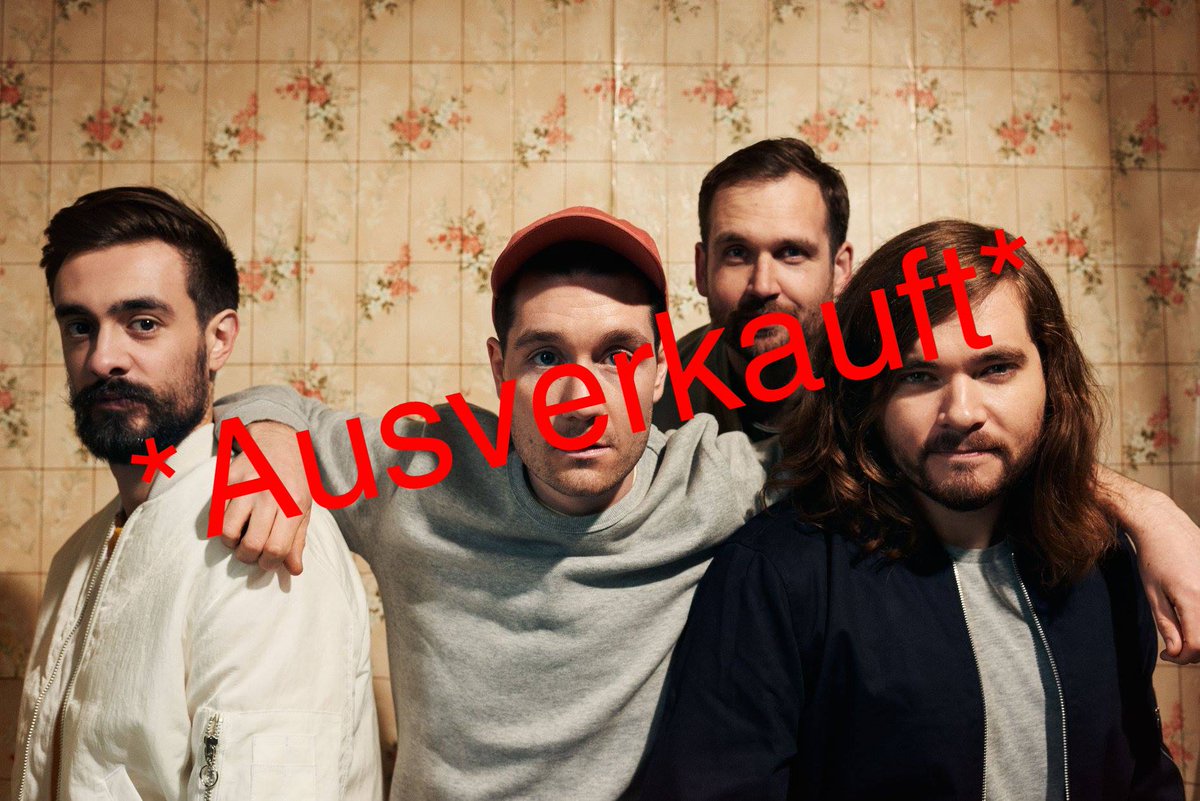 📣Achtung alle BASTILLE-Fans‼️
Das Konzert heute Abend im Mehr Theater am Großmarkt ist leider ausverkauft. Wir freuen uns aber mit allen die noch Tickets bekommen haben heute Abend die Bühne zu rocken!🕺💓🎶