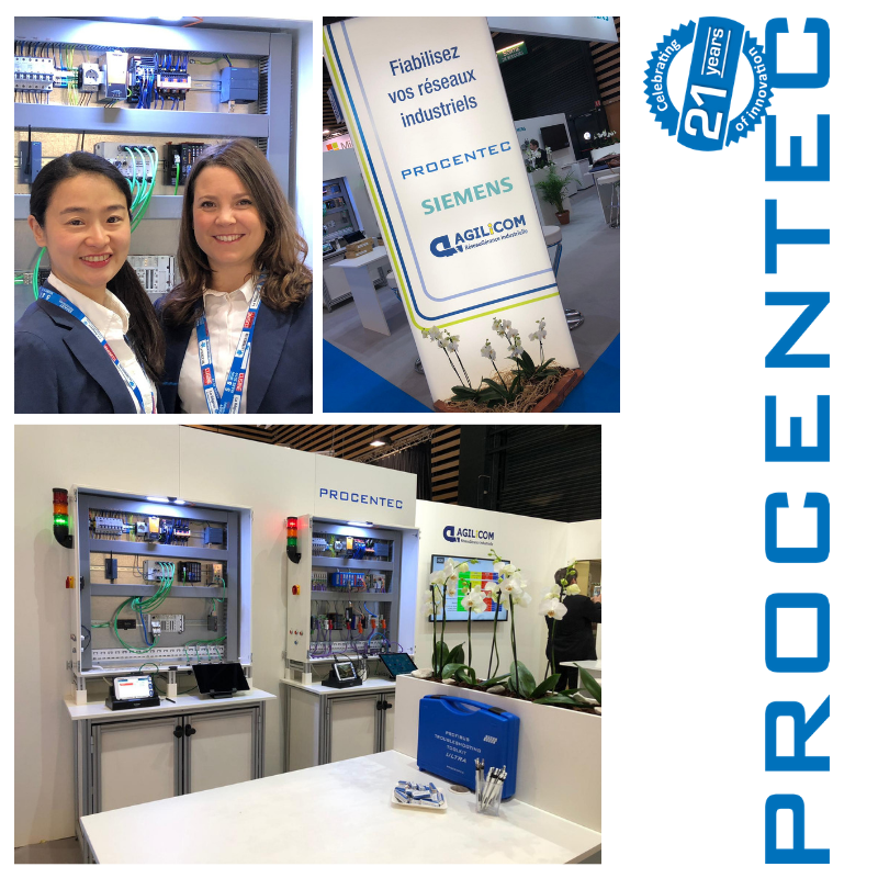PROCENTEC_DE's tweet photo. Zusammen mit unserem Partner AGILiCOM sind wir auf der SMART INDUSTRIES in Lyon. Besuchen Sie uns in Halle 9, Stand P122! Unsere Kollegen Bibiche und Mu freuen sich auf Sie. #PROCENTEC #PROFIBUS #PROFINET https://t.co/ilnF9YD3zw