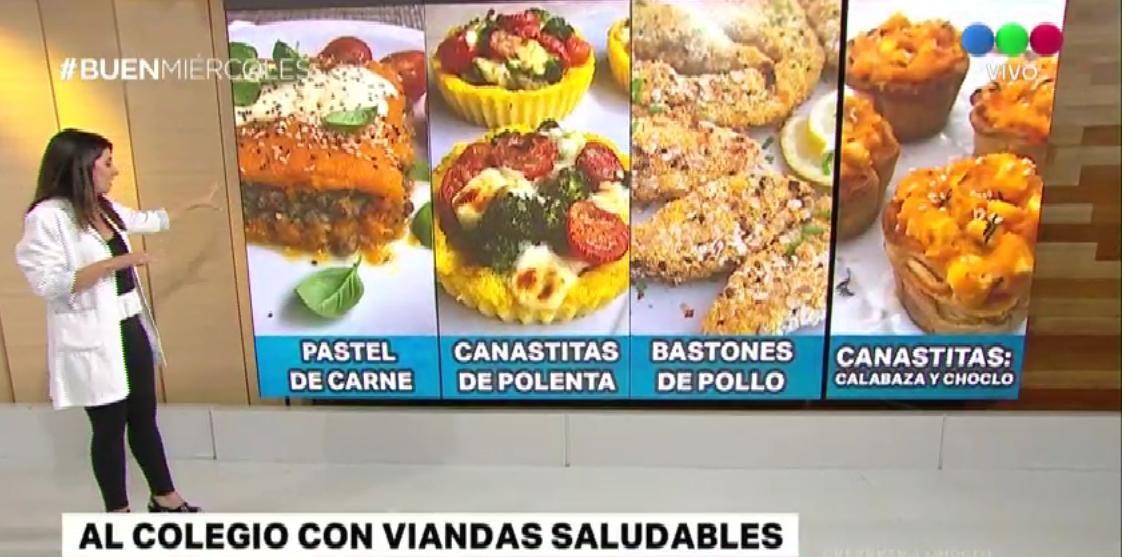 #BuenMiércoles Viandas saludables para el colegio, por <a href="/integralnutriok/">Lic. Laura Romano</a> 😋 telefenoticias.com.ar/vivo