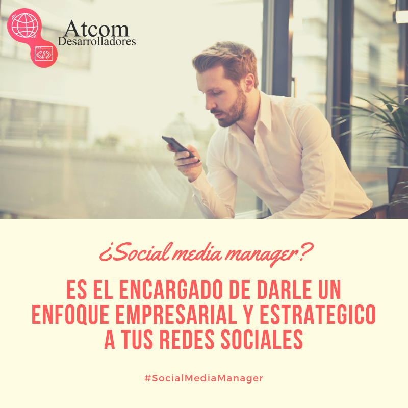 Atcom14's tweet image. ¿Sabias lo importante de un Social media manager en tu empresa? ¡Nosotros te lo contamos! #communitymanager #socialmedia #atcom