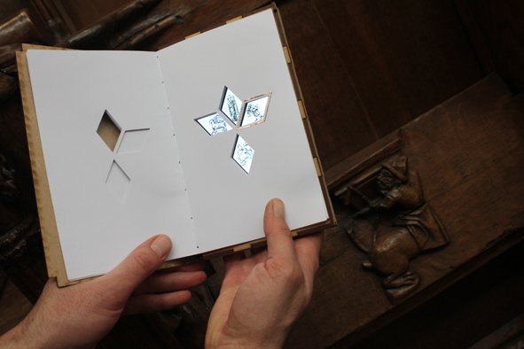 ChristelTh's tweet image. Together with @waag we developed @Radboud_Uni an interactive prayer book to introduce visitors of churches with choir stalls. The tool Fabula in action! #choirstalls #digitalization #storytelling