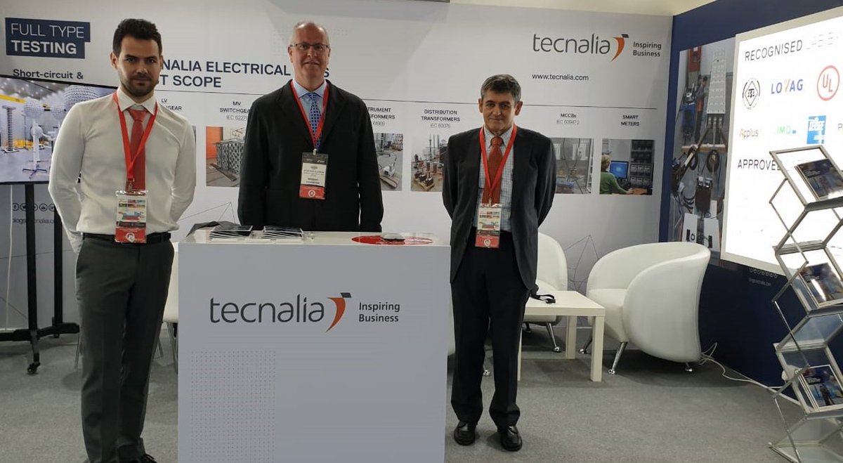 tecnalia's tweet photo. Your #ElectricalLab for LV, MV &amp; HV products:
✅Short Circuit &amp; Pow
✅Dielectric Tests
✅Temperature – rise tests
✅Non – Electrical Test
📍Join us at #MEE2019 ,  our stand H2.E15 https://t.co/ajYPJtY27k