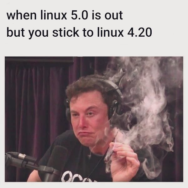 You may be high like <a href="/elonmusk/">Elon Musk</a> , but still want stable Linux kernel cyberciti.biz/linux-news/lin…