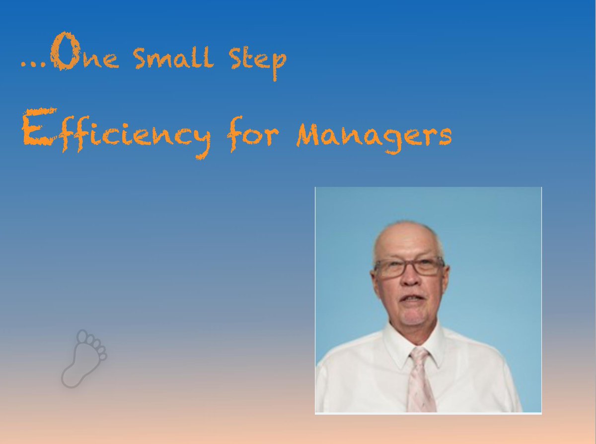 ...One Small; Efficiency for Managers Course is on Sale this Week linkedin.com/pulse/one-smal…