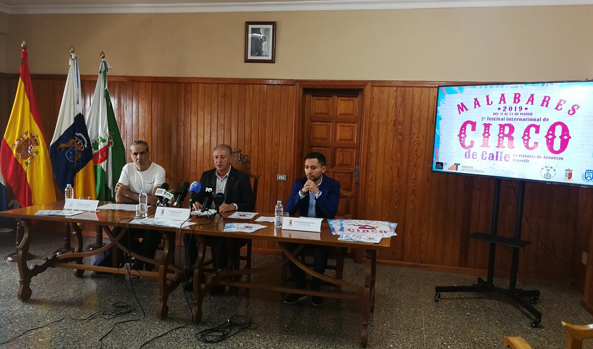 Ayto. La Victoria (@aytolavictoria) on Twitter photo Presentación del II Festival de Circo de Calle, que durante 4 días hará posible el desarrollo de 35 espectáculos dirigidos por 23 compañías. <a href="/alcaldeharoldo/">Haroldo Martín</a> @ConcejalLeo <a href="/LaVictoriaTuris/">Turismo La Victoria</a> Presentación del II Festival de Circo de Calle, que durante 4 días hará posible el desarrollo de 35 espectáculos dirigidos por 23 compañías. <a href="/alcaldeharoldo/">Haroldo Martín</a> @ConcejalLeo <a href="/LaVictoriaTuris/">Turismo La Victoria</a>