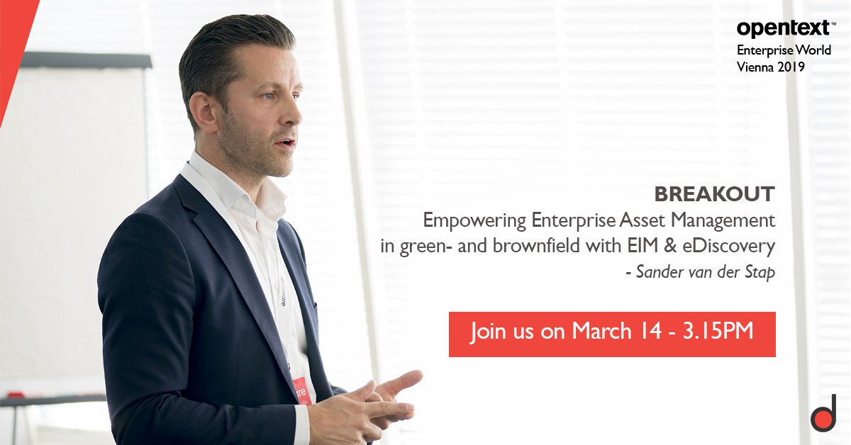 delawarepro's tweet photo. Curious to hear how to eliminate lengthy migrations, streamline operations and get in control of your content? 
Find out all about it during @OpenText Enterprise world in Vienna!
@OpenTextEvents #EW

https://t.co/LCAqr93iEu https://t.co/jSKqosA3AU