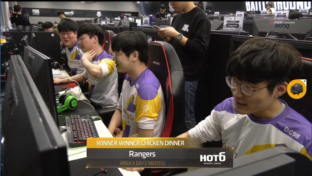 OPGG_SPORTS's tweet photo. [19.03.06 PKL Phase 1 Day 11]

매치 2에서 레인저스가 치킨을 획득했습니다. 
다음 라운드에서도 좋은 기세 이어갈 수 있도록 많은 응원부탁드립니다! 

#PUBG #PKL #Rangers #TOP_WIN #BBABBO
-
Match2 Winner Rangers 👏👏👏 https://t.co/NAIn56t8uh
