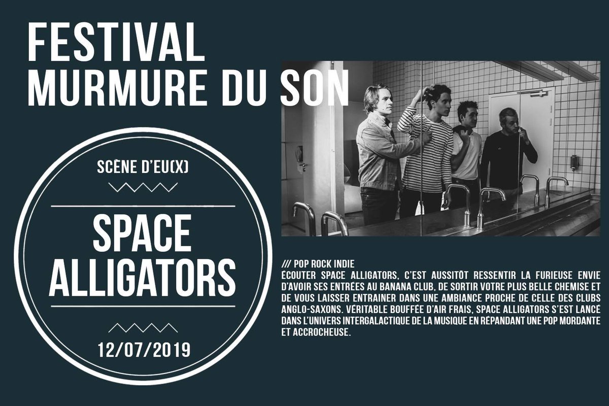 FestivalMurmure's tweet photo. Les Space Aligators au Murmure 2019 le 12 juillet ! https://t.co/SH0koaqGAf
