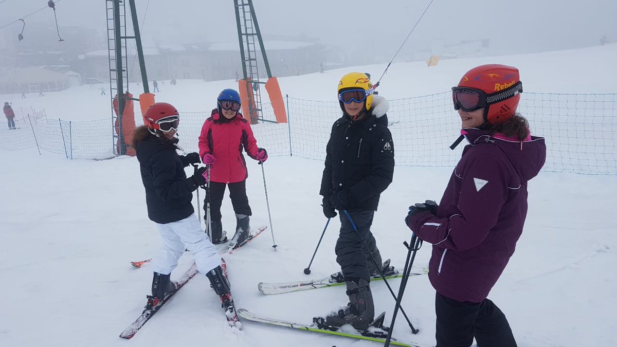NcbisSecondary's tweet photo. Sprirts are high as we all advance in our pursuit of perfecting our sking and snowboarding skills. We've had some snow fall but are excited about more  in the next few days. When not on the slopes, the kids have been enjoying movies, quizzes, and sledging. Smiles all around! https://t.co/y1xtjWqqyq