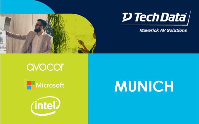 AvocorTech's tweet photo. We are excited to share that we will be joining our partners @MaverickAVWorld in Munich at the @intel experience centre on the 19th March with additional speakers from  @Microsoft and @Futuresourcer #avocor #maverickavsolutions #Intel #Microsoft #Futuresource #munich https://t.co/pQYnAb7cpH