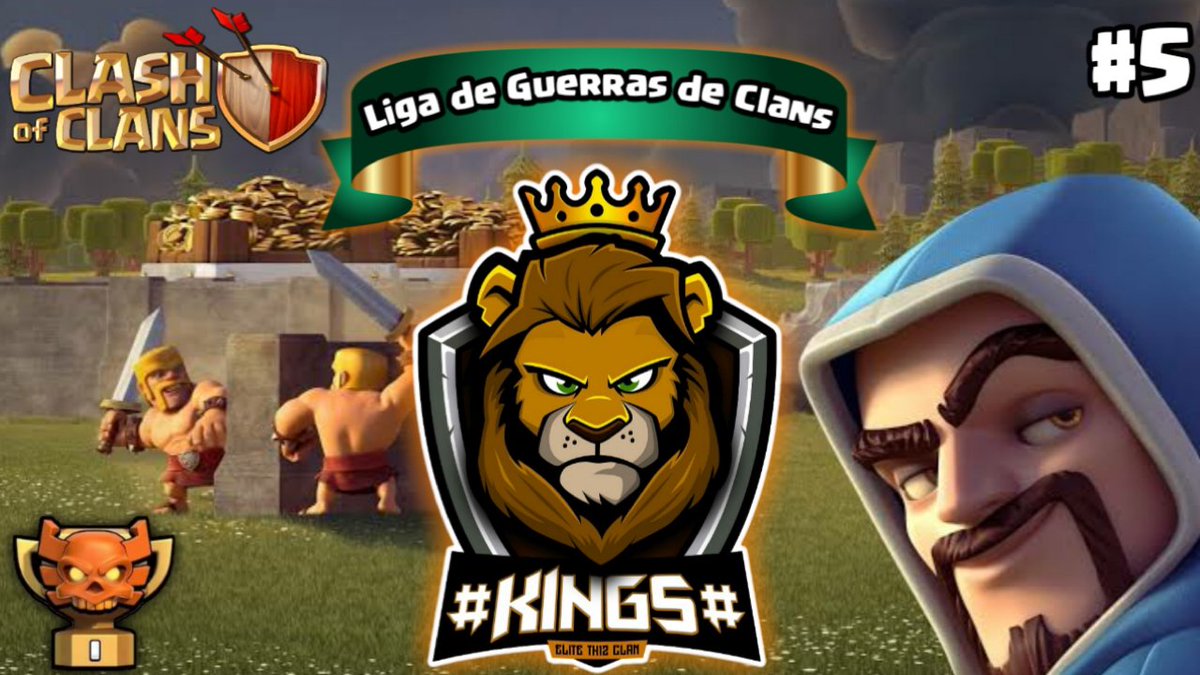 Bom dia galera !! Hoje tem mais uma guerra do # KINGS # pela liga !!! 
# KINGS # x YAMATO SOUL !! Uma guerra de Gigantes !!! Hoje a partir de 19:00hs aqui no canal a 5ª guerra !!! TMJ 
Clash On !!! #gokings