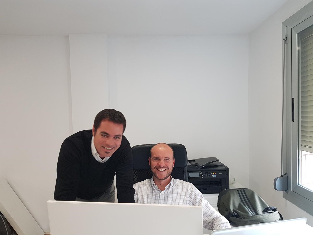 Our MD is having a short but sweet 48hr visit to our Spanish office and has sent us these photos to prove that they are actually in the office rather than at the beach, tempting as it may be!  <a href="/profile_spain/">Profile Spain</a>