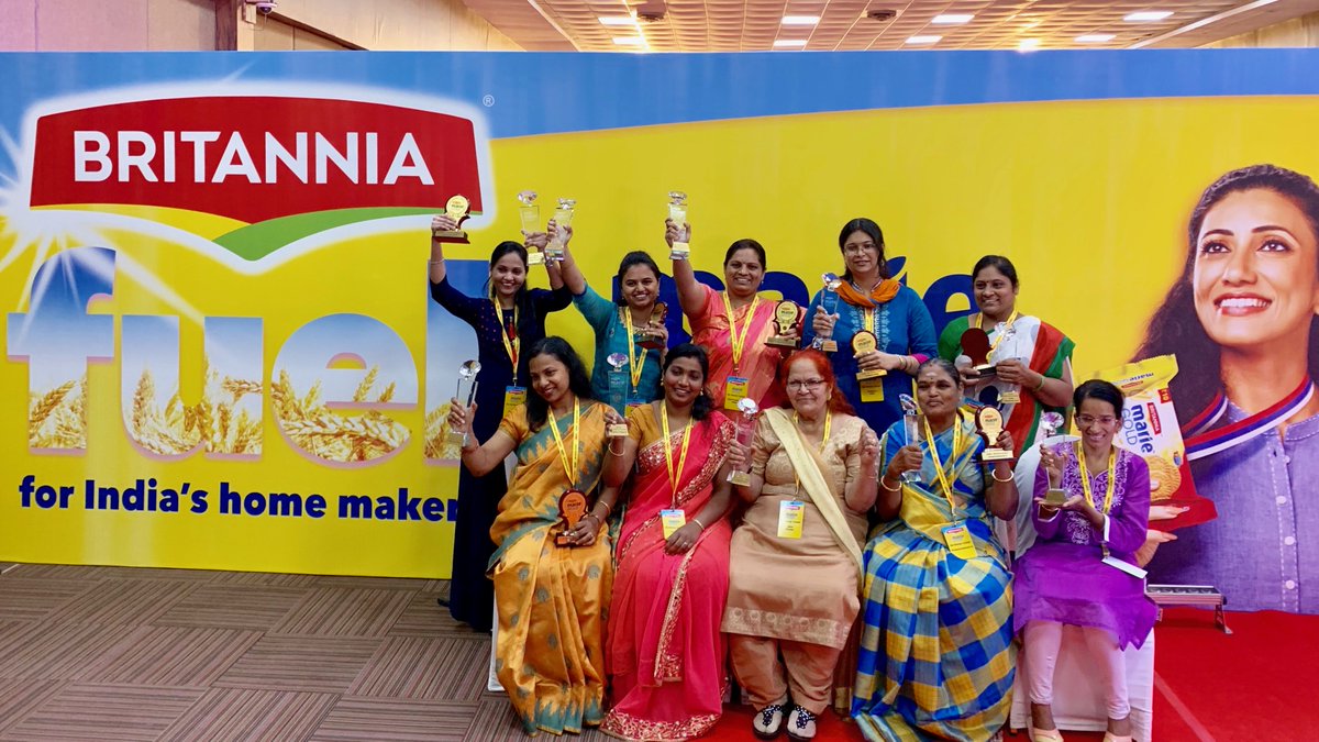 BritanniaIndLtd's tweet photo. And that was the end to a successful Season 1! A big thank you to all the participants. Special congratulations to the 10 homemakers who WON 10 LAKHS EACH! Excited to see your business ideas flourish! Until next year. #KyunkiBahutKuchHaiKarna #Britannia100 #ExcitingGoodness https://t.co/cbHxvzpskl