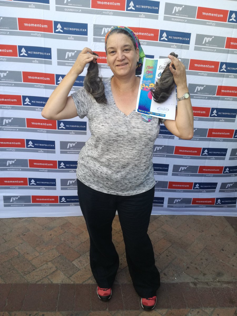 PatSono8's tweet photo. Today's #CansaShavathon at MMI Bellville ,colouring hope for @CANSA @Charlene_Lackay https://t.co/tuESAdxty2