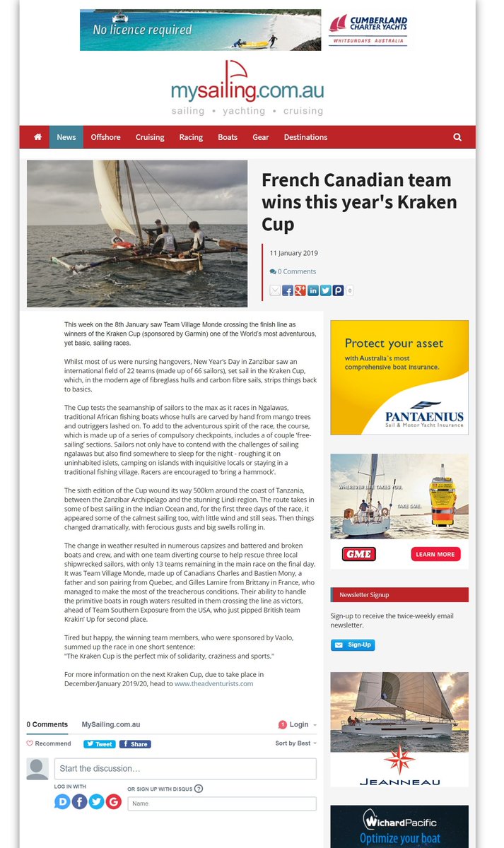 CupKraken's tweet photo. Thanks to @mysailing for this write up #KrakenCup https://t.co/uNyARwjLox