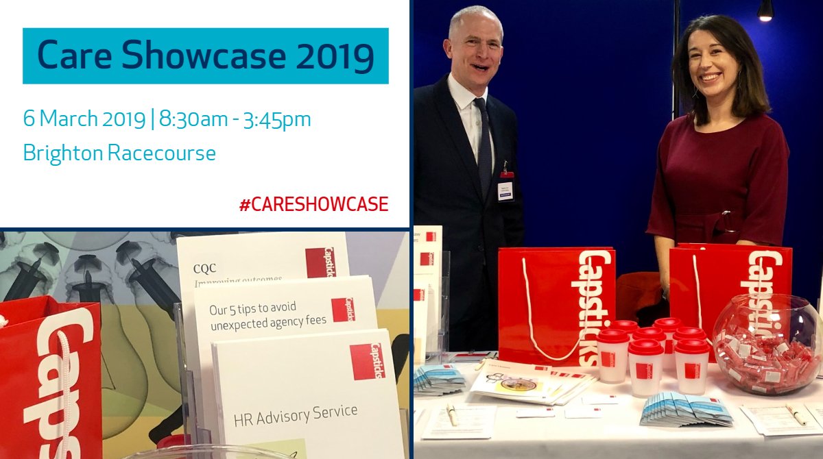 CAPSTICKSLLP's tweet photo. Today our team are exhibiting at the @CareShowcase, hosted at Brighton Racecourse. Drop by our #CareShowcase stand to discuss our practical and cost-effective solutions that let you focus on your residents, staff and business. Learn more: https://t.co/88yFBZXAm3 https://t.co/SyIXHYiGHP