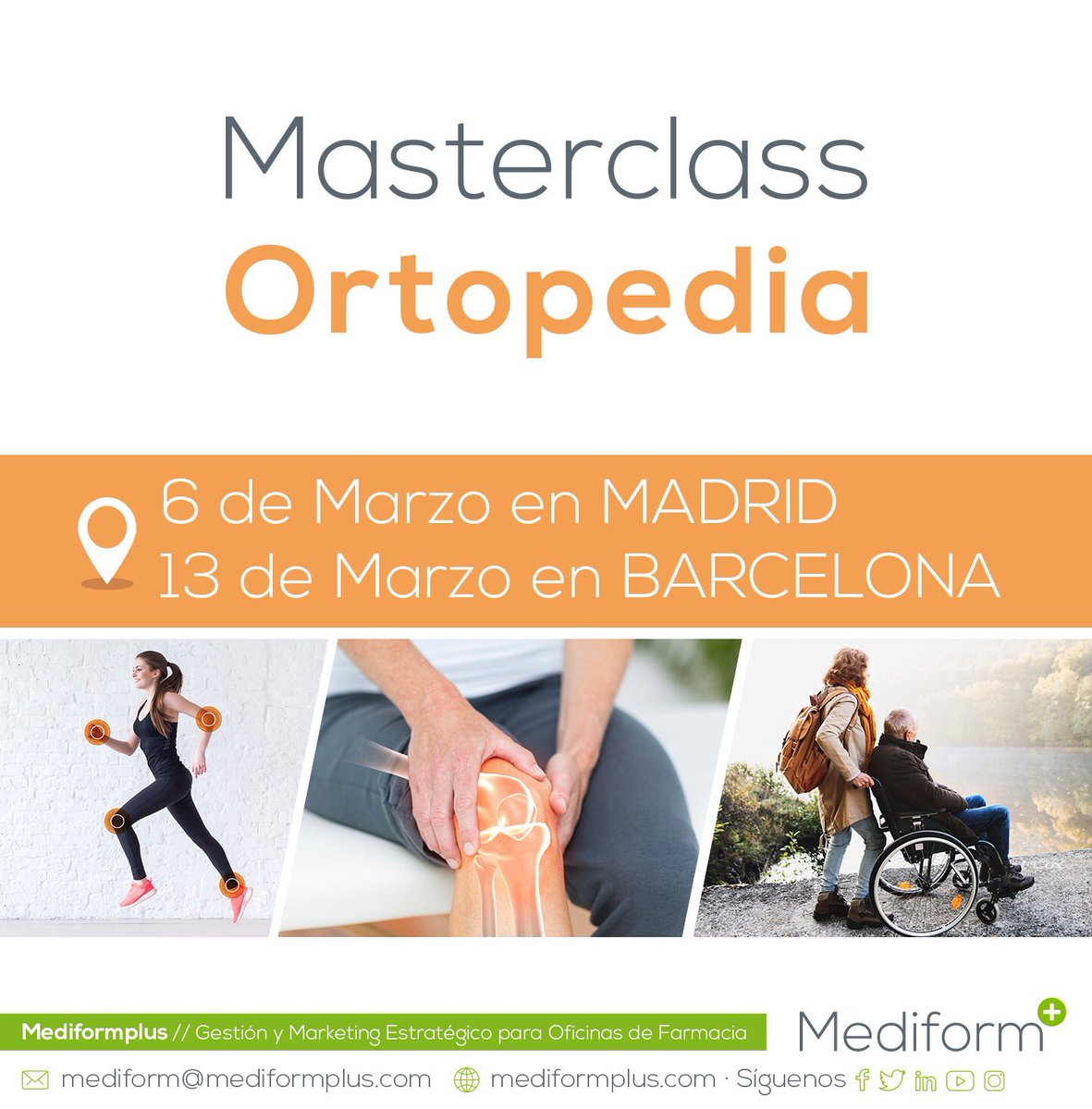 mediformplus's tweet photo. Si te estas perdiendo la #MasterClassMediform en Madrid, el próximo miércoles 13, la haremos en #Barcelona ¡Apúntate! https://t.co/1cTr6BIYV3