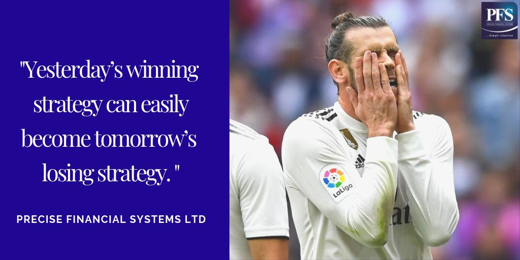 thepfs_biz's tweet photo. Lesson from @realmadriden: Yesterday’s winning strategy can easily become tomorrow’s losing strategy #Innovate #Improve. "Kill your product yourself before someone else kills it." - @okeremiyele #UCL #RMAAJAX https://t.co/hfvtrCDZuB