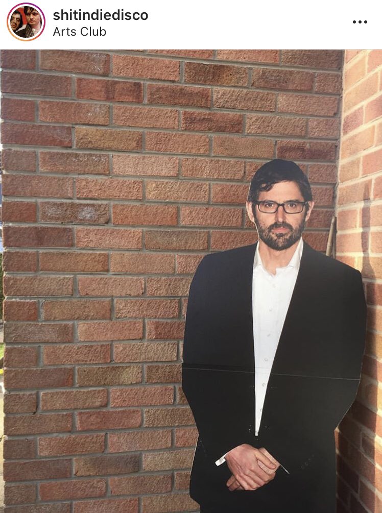 so we ordered an alex turner cutout but received a louis theroux instead so we’re giving it away. just retweet for a chance to win.