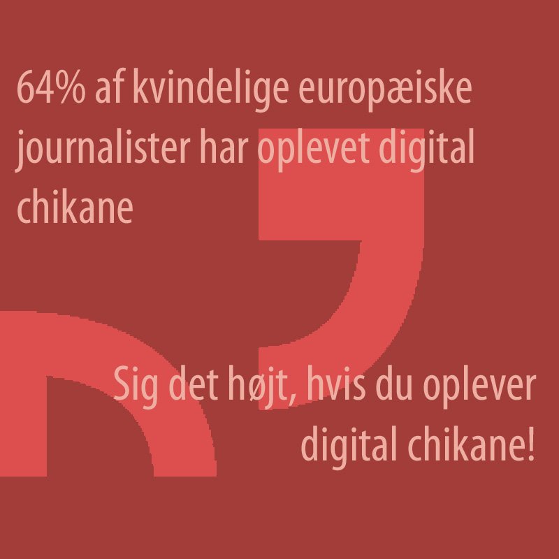 64% af kvindelige journalister svarer i ny undersøgelse, at de har været udsat for digital chikane. DJ sætter på fredag fokus på netop digital chikane i anledning af #8marts 
Alle er velkomne: bit.ly/2ChzGeX