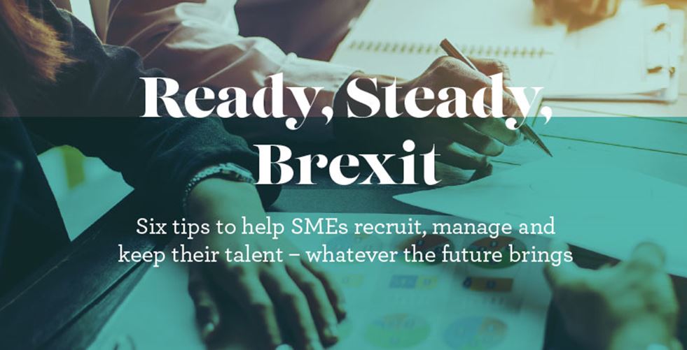 SMEs are worried that they don't have enough information to make post-Brexit recruitment decisions. Our Ready, Steady, Brexit webinar will give you 6 things you can be doing now to prepare despite the uncertainty.  Join us on 13 March ow.ly/1H6L30nWl1X