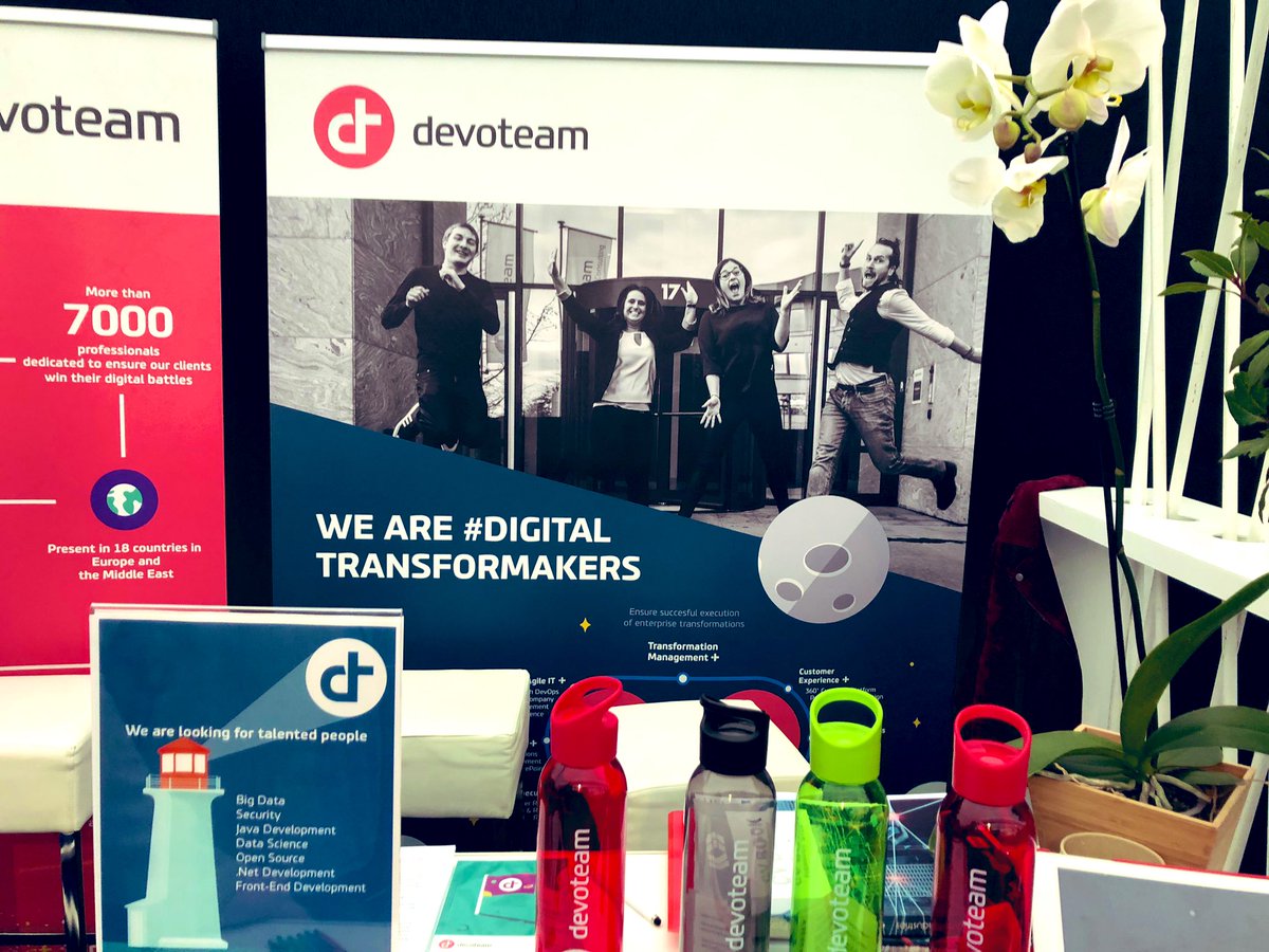 MouryStphanie's tweet photo. Come visit our Devoteam booth @UCL! And become a #digitaltalentmakers
#jobfair #ICT https://t.co/ltFpqbODqH