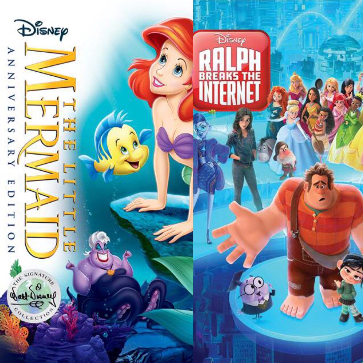 MrsMarianaPerez's tweet image. The Little Mermaid &amp;amp; Ralph Breaks the Internet dlvr.it/R0HyBZ via @DCThriftyMom