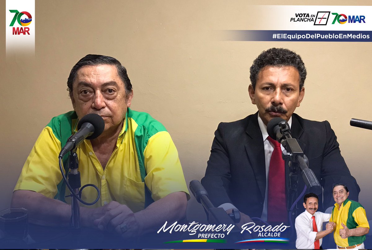 #ElEquipoDelPuebloEnMedios | <a href="/MongoSanchezR/">Montgomery Sánchez R</a>: “Tenemos 5 ejes que ejecutaremos para potencializar #ElOro y que involucra a todos los sectores productivos de nuestra provincia, hoy la meta es innovar, emprender y crear fuentes de empleo”.