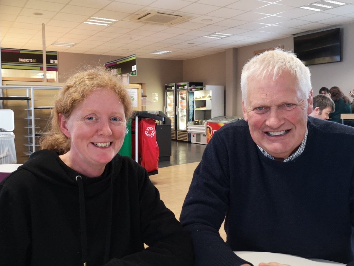 HuttonCSC's tweet image. Visit by Roger Polson, organic farmer from Knock discussing all things sustainable! #biodiversity