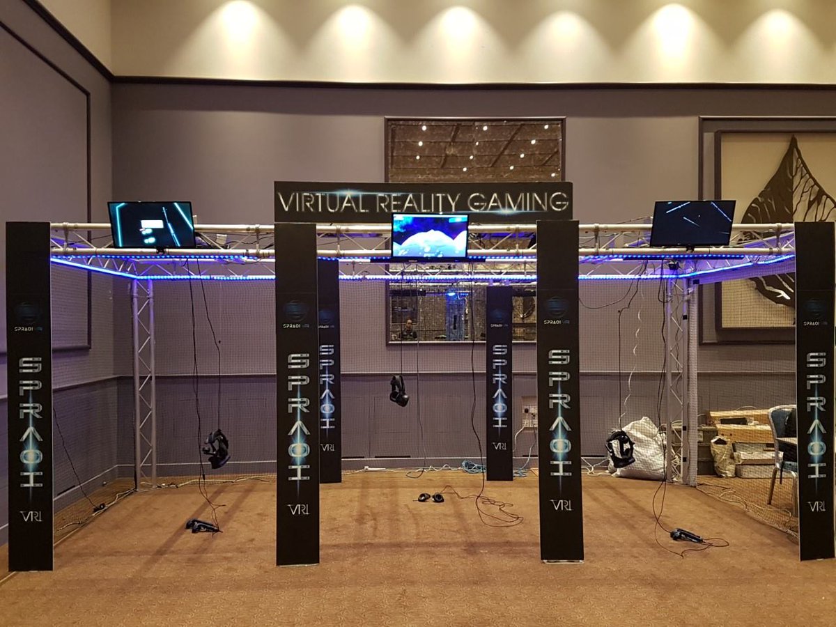 Fortnite or retro not your thing? Well be sure to check out Spraoi VR at DCC this weekend. Not only will they have multiple rigs set but if you are good enough you may even be able to battle your way through the VR tournament to the finals :)

facebook.com/events/4056858…