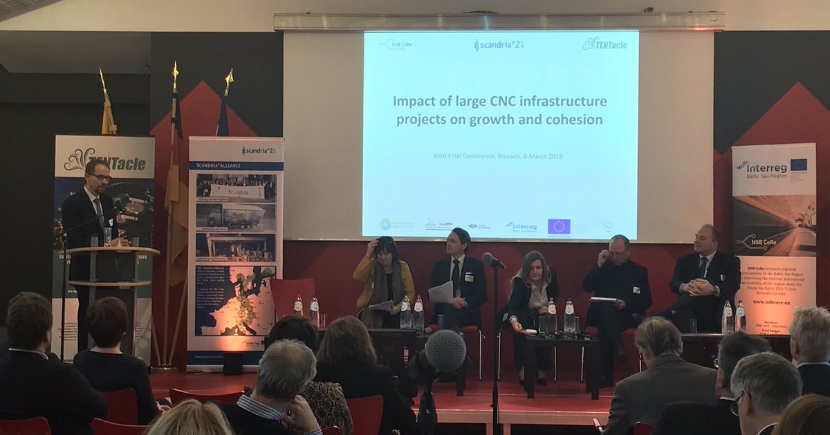 TENTacle_BSRP's tweet photo. @TENTacle_BSRP kicks off the 2nd session on Capitalisation: Reaping benefits of large infrastructure projects on the corridors - stakeholders from the #BSR discuss coherent cross-border transport planning - moderated by Anne E. Jensen, European Coordinator #BalticAdriaticCorridor https://t.co/8si2DC5Tqo