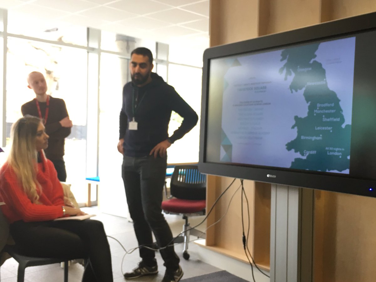 <a href="/BGU_BusinessTE/">BG Entrepreneurship</a> <a href="/tasdevilcol/">Professor Colin Jones PFHEA</a> <a href="/klowthrop/">Karen Lowthrop</a> @AndyFarenden <a href="/skillsreach/">Roy Harper</a> It’s all happening this week - here we are with <a href="/RamadanTent/">Ramadan Tent Project</a> at <a href="/KAACreates/">Kensington Creates</a> where our second years are receiving and amazing 24hr business challenge for <a href="/OpenIftar/">Open Iftar</a>