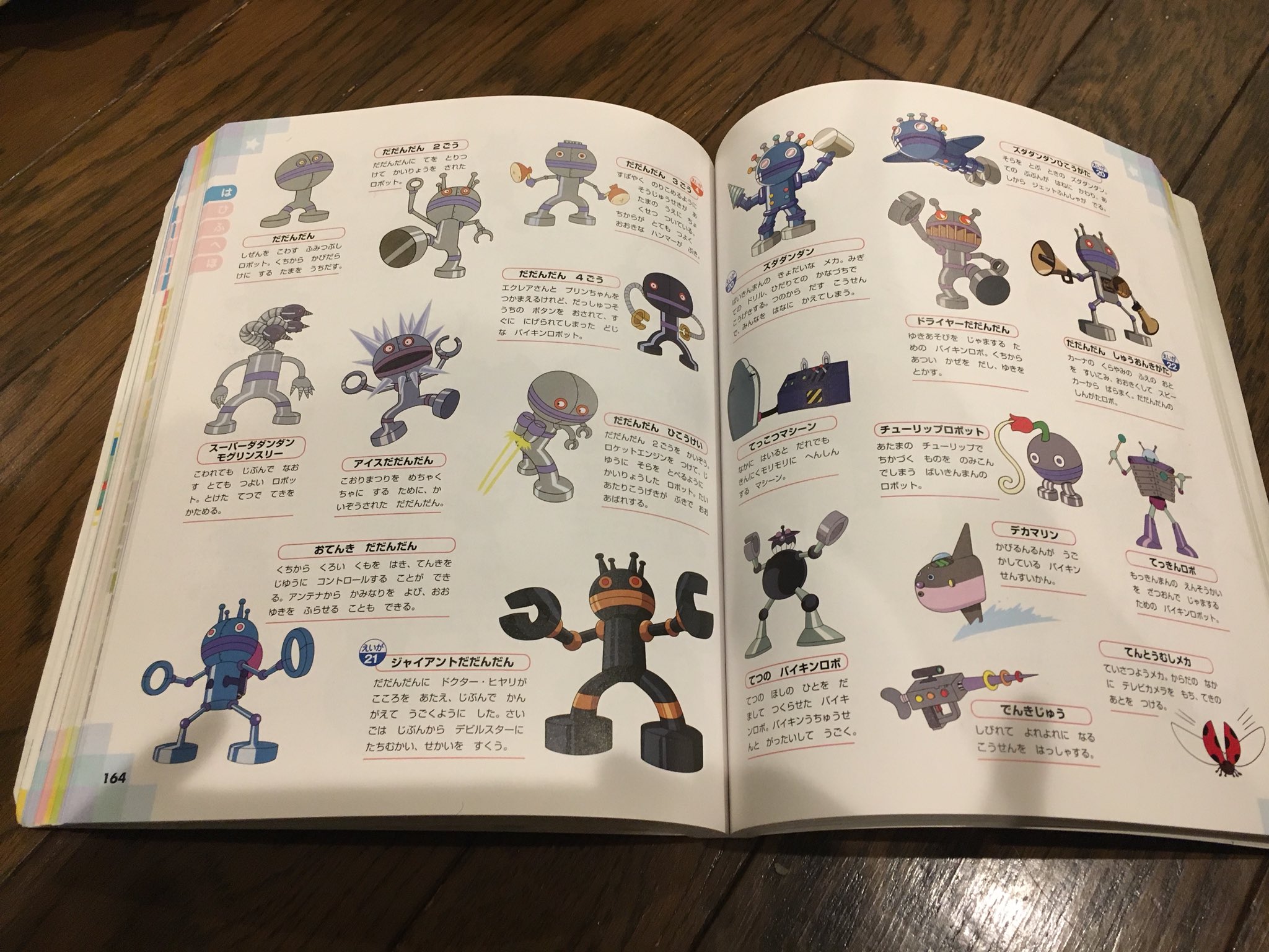 Rinda555 בטוויטר 子供とどんな見た目の二足歩行ロボットにしようか相談していたら バイキンマンはたくさんロボットを作っているんだよ と言い出した アンパマン大図鑑 を確認すると バイキンマンの作ったバイキンロボたちが30ページに渡り紹介されている