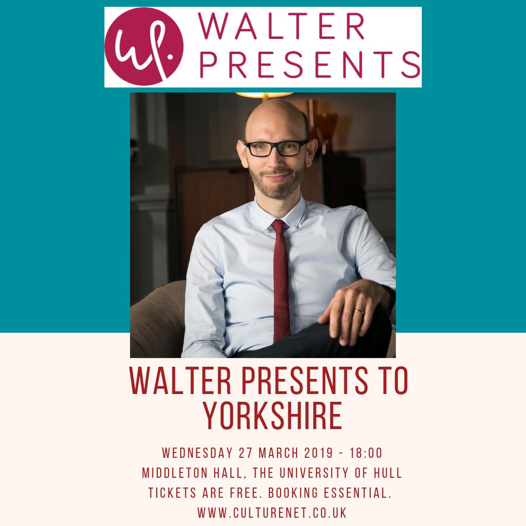 Excited to welcome Walter Iuzzolino - the curator of <a href="/WalterPresents/">Walter Presents UK</a> to <a href="/MidHallHull/">Middleton Hall Hull</a> on 27th March. Hear him talk about the channel's vision for World Drama and be the first to see 'The Mafia only Kills in Summer'.
#walterpresentstoyorkshire <a href="/SBSHallam/">The Sheffield Business School</a> <a href="/UniOfHull/">University of Hull</a> @culturenethull