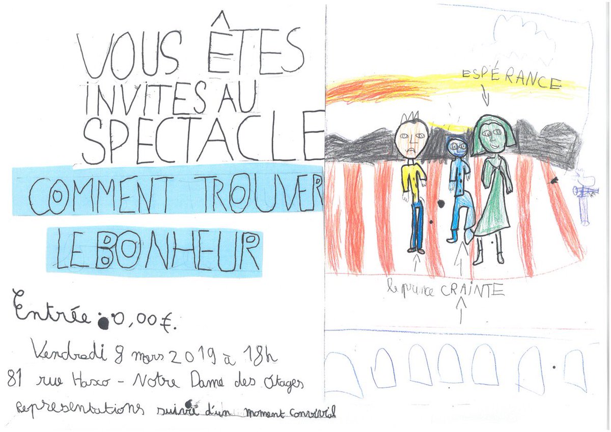 PatroduCoeur's tweet photo. Les enfants de la #SemaineAnimée vous invitent à leur représentation vendredi soir ! https://t.co/6Y995oJrYx