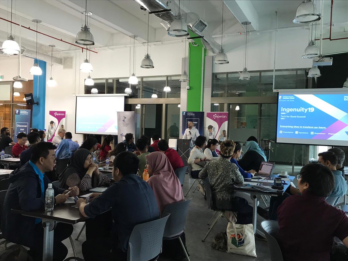 IngenuityImpact's tweet photo. A selection of photos from today’s #Ingenuity19 #TechForGoodSummit over in Malaysia. https://t.co/Hbh4RuPsSW