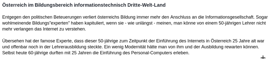 Arge Daten zerreißt en passant <a href="/fit4internet_at/">fit4internet_at</a> auch gleich in der Luft! <3

argedaten.at/php/cms_monito…