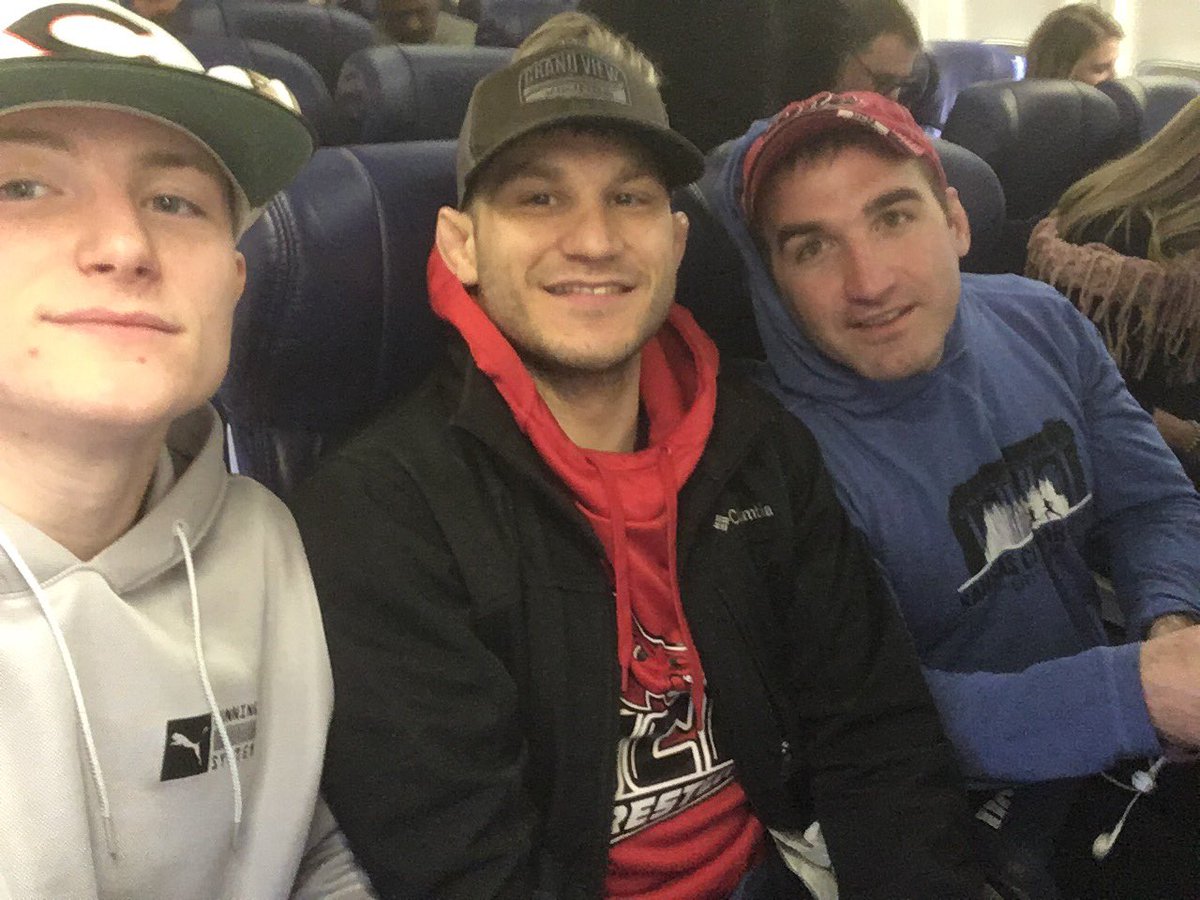 Headed to Cleveland to watch <a href="/FEENEY_4/">Feeney</a> compete at the NCAA D2 wrestling championships #titlechasing