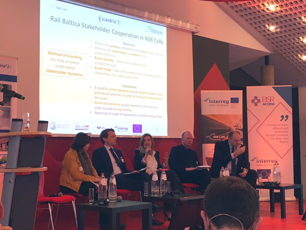 HelsinkiEU's tweet photo. .@Uudenmaanliitto Chief Advisor Malla Paajanen: In #RailBaltica project it is essential to combine #topdown and #bottomup approaches as has been done within the #NSBCore project #transport #CEFTransport @baltic_sea_prog https://t.co/jNqDxPorS3
