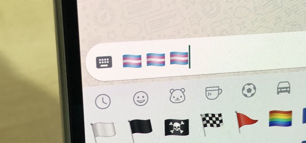 Emojipedia On Twitter An Emoji For The Transgender Pride Flag