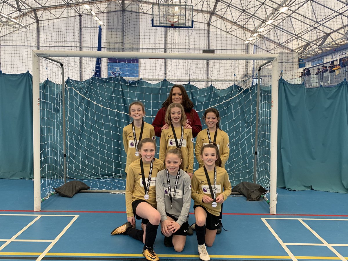 DevonSchoolsFA's tweet photo. Congratulations to Wynstream who are the Under 11 Girls Winners of Devon County Futsal Finals, winning all six games! @devon_fa #DevonFutsal https://t.co/u3RVtEBaHZ