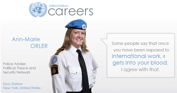 UN_Careers's tweet photo. "Some people say that once you have been exposed to #international work, it gets into your blood. I agree with that."
๐ฎโโ๏ธAnn-Marie Orler, #Police Adviser at the @UN
#WednesdayWisdom #joinus #joinUN #opportunities https://t.co/y4TmEljqAo