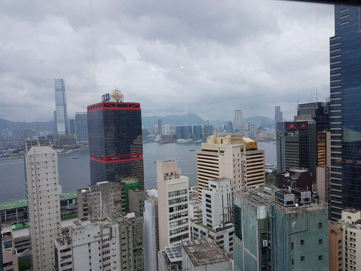 Not your everyday view from a client meeting.