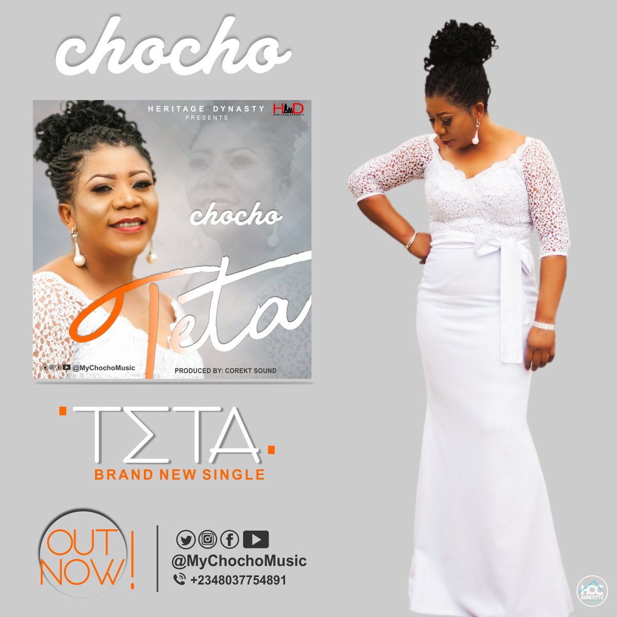 MyChochoMusic's tweet photo. New Music: ChoCho (@MyChochoMusic) - "Teta" (prod. CoRekt Sound - @thisisprinx) 
DL 👉 https://t.co/5HHesCHkRp
Via @gbetutv... @phsabithetin @GospelCentric @XclusiveGospel https://t.co/1m49dhtM1K