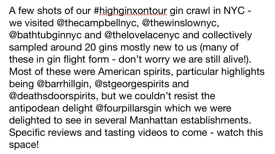 highginx1's tweet photo. Gin crawl at @TheCampbell_Apt, @TheWinslowNYC, @bathtubginnyc & @PorterhouseCoNY. #gin #ginthusiasm #ginvlog #gintasting #ginandtonic #americangin #usgin #newyorkgin #newyorkginbars #newyork #nyc #manhattan #barcrawl #gincrawl #bathtub #ginflight #sendibuprofen #mypoorwallet https://t.co/JuXYIfL861