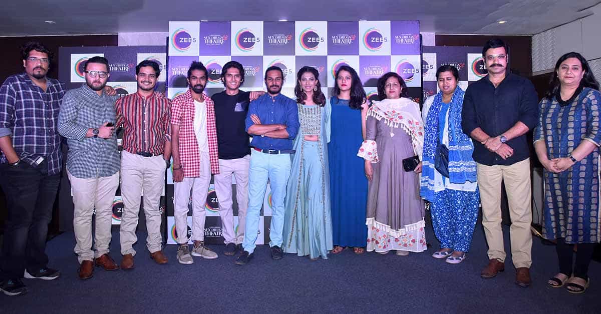 OTransmedia's tweet photo. A good looking group of Rad people on the stage at the premiere of Zee5's high voltage Original ‘Sex, Drugs &amp; Theatre'.All the episodes are out at Zee5 app. Watch it now!
Director - @SujayDahake 
DOP - @athitnaik 
#OrigamiTransmediaEntertainment #DIColor #ProductionCompany #Zee5 https://t.co/0sn3iTssfB