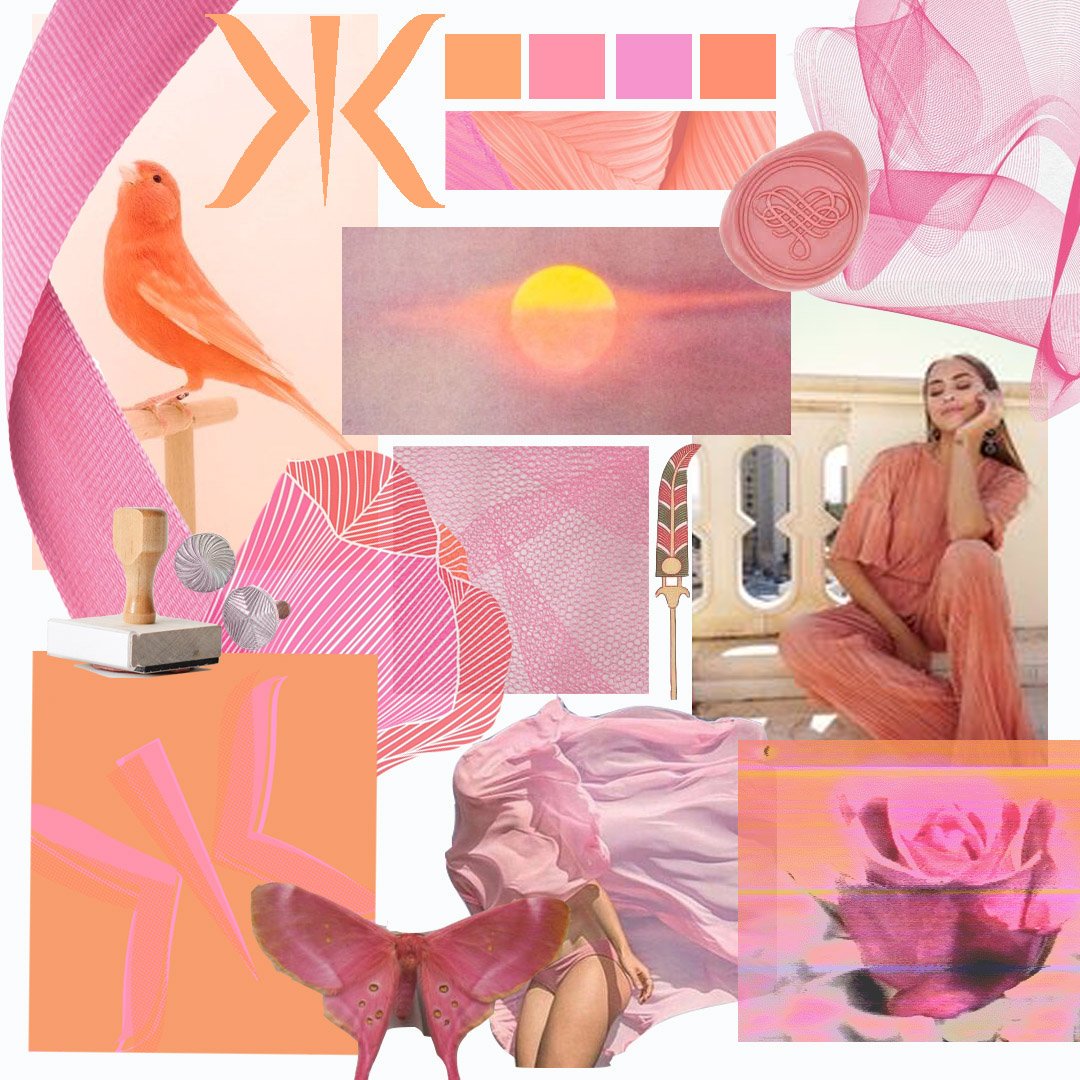 KhuKhuLondon's tweet photo. Mood board for Khu Khu' s new SS19 "Stamp Collection" *coming soon* Easy breezy dreams of balmy sunsets to help cheer the spirits this Tuesday morning ☀️🍍🍹🍍☀️ https://t.co/YCSpnQB9iA